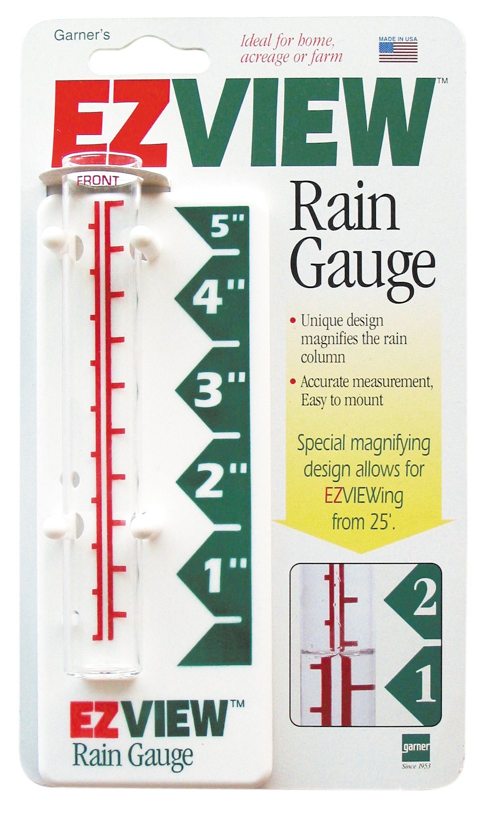 Glass Rain Gauge